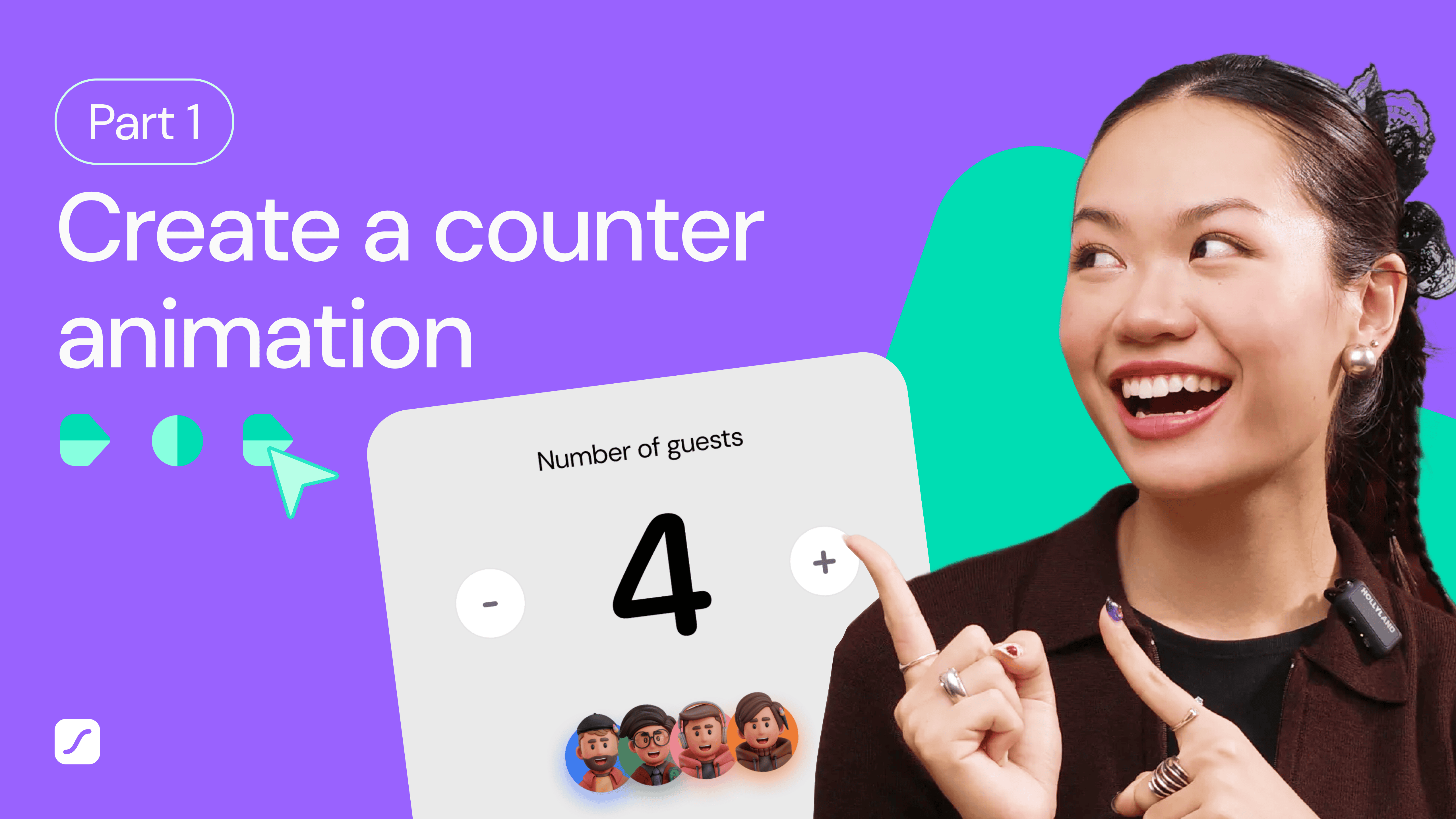 Thumbnail for Animation tutorial: Create a counting number animation in Lottie Creator