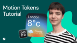 How to use Motion Tokens on Lottie Creator | Create an Interactive Data-Driven Animation