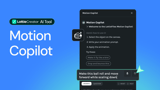 Talk to Lottie Creator using Motion Copilot